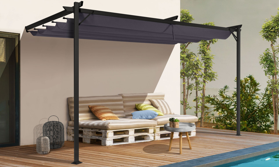 Pergola Marbella adossée