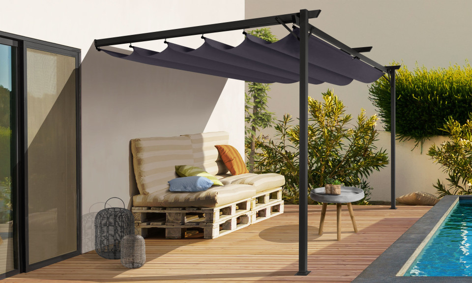 Pergola adossée