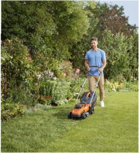 BLACK & DECKER Tondeuse 33cm sans fil LITHIUM 36V - 2,5Ah - 1 batterie -1 chargeur (2)