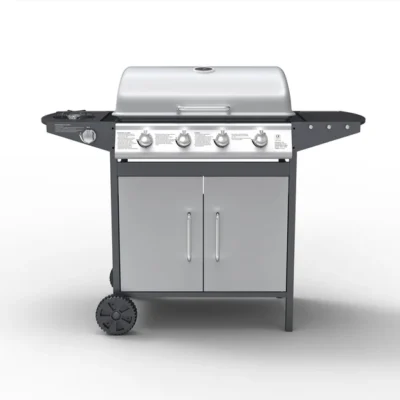 Bibin - Barbecue à gaz 4 bruleurs avec ustensiles offerts