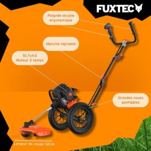 Coupe bordure thermique à roues - FUXTEC FX-FSR152 - 52cm3 3CV (6)