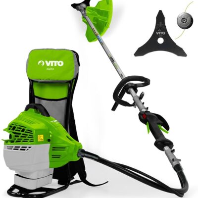 Débroussailleuse Thermique 47cm³ Coupe diam.25cm + Lame et fil nylon Réservoir 1L