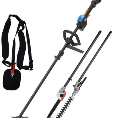 Débroussailleuse thermique 26cc 4 en 1 avec démarrage électrique - Lawnmaster