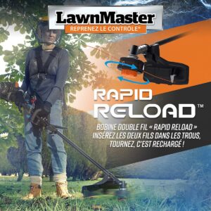 Débroussailleuse thermique 26cc 4 en 1 avec démarrage électrique - Lawnmaster (4)
