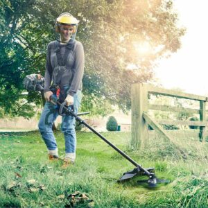 Débroussailleuse thermique 26cc avec démarrage électrique - Lawnmaster (5)