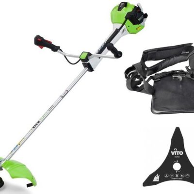 Debroussailleuse thermique 43 Cm3 Moteur 2T 1,6CV + Lame 3 dents + Bobine de fil