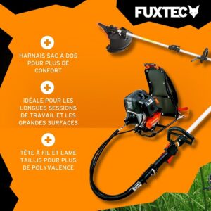 Débroussailleuse thermique à dos - FUXTEC FX-MS152T - 52cm3 3CV (4)