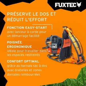 Débroussailleuse thermique à dos - FUXTEC FX-MS152T - 52cm3 3CV (5)