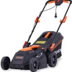 FUXTEC FX-RME38 tondeuse à gazon Tondeuse à gazon poussée Batterie Noir, Orange