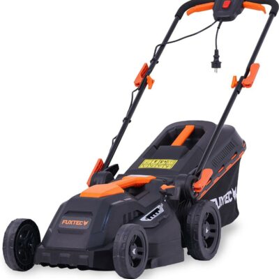 FUXTEC FX-RME38 tondeuse à gazon Tondeuse à gazon poussée Batterie Noir, Orange