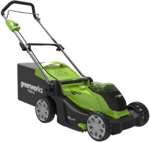 Greenworks 2504707UB tondeuse à gazon Tondeuse à gazon poussée Batterie Vert (2)
