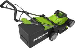Greenworks 2504707UB tondeuse à gazon Tondeuse à gazon poussée Batterie Vert (3)
