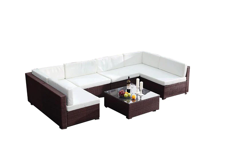 Ladainha Marron/Blanc 6 personnes