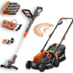 Lot d’outils de jardin sans fil – FUXTEC FX-E1RM20-Set 40V (2x20V) & FX-E1RT20 20V