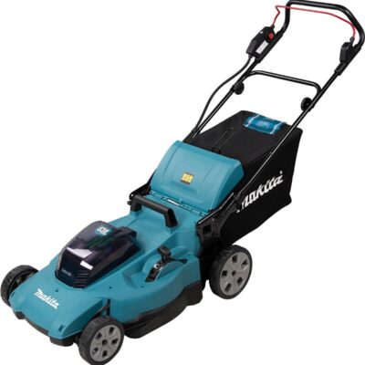 Makita DLM538Z tondeuse à gazon Tondeuse à gazon poussée Batterie Noir, Bleu, Métallique