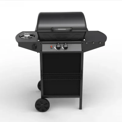 Nario - Barbecue gaz 2 + 1 bruleurs avec ustensiles
