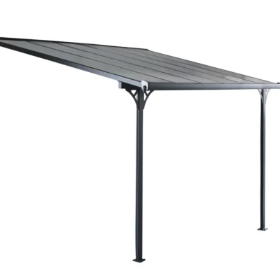 Tonnelle murale 9,56 m² en aluminium RAICES