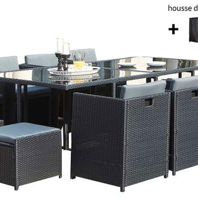 Regina 12 noir/gris + housse de protection