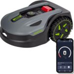 Robot Tondeuse Connecté 300m2 – Tondeuse Batterie 20V Cable Périphérique