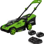 Tondeuse 40V – 2 Batteries lithium 3.0Ah Chargeur double Moteur Brushless 600m2 VITO