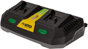 Tondeuse 40V - 2 Batteries lithium 3.0Ah Chargeur double Moteur Brushless 600m2 VITO (7)