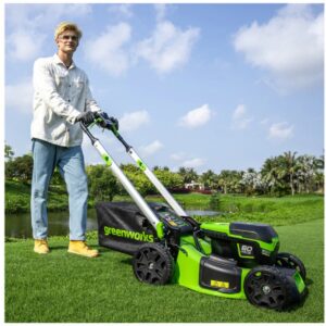 Tondeuse 60V Gen2, 51cm tractée + 1 batterie 4Ah + 1 chargeur (4)