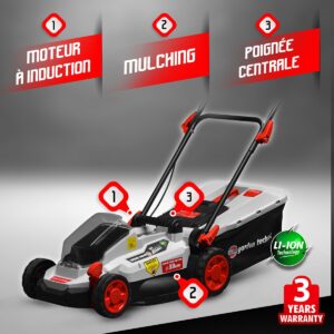 Tondeuse Elem Garden + Lot de 3 machines rechargeables 20V - TCB20V-2XLI2AF (2)