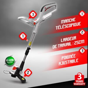 Tondeuse Elem Garden + Lot de 3 machines rechargeables 20V - TCB20V-2XLI2AF (3)