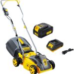 Tondeuse à batterie NEMURA 40V + Batterie 4Ah + Chargeur rapide – Coupe de 32cm