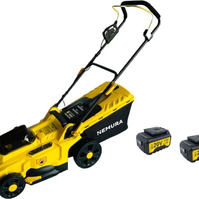 Tondeuse à batterie NEMURA 40V(2x20V) + 2 Batteries 4Ah + Chargeur rapide