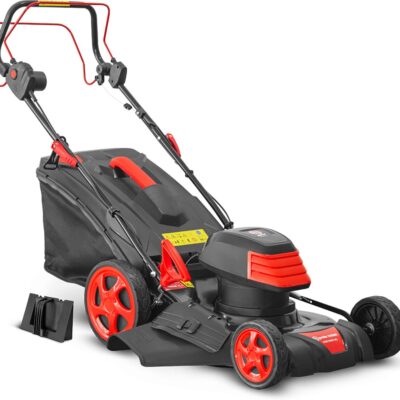 Tondeuse à gazon électrique tractée Elem Garden 1800W - 46CM avec carter en acier