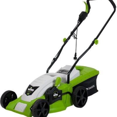 Tondeuse électrique 1400W Moteur induction Coupe 34 cm - Hauteur de coupe 25-60 mm