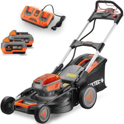 Tondeuse gazon batterie autotractée 40V (2X20V) - FUXTEC FX-E2RM51 - 51cm