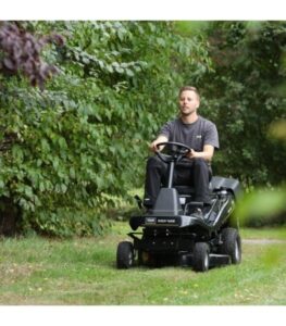 Tondeuse rider autoportée TEXAS Rider 7600E - thermique 76 cm - moteur 432 cc - 3 en 1 avec bac (8)