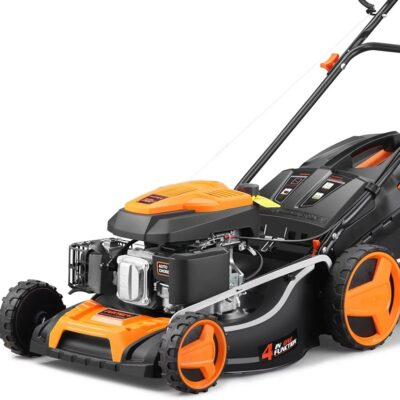 Tondeuse thermique autotractée 196cm3 51cm - FUXTEC FX-RM5196 - 6CV 60L