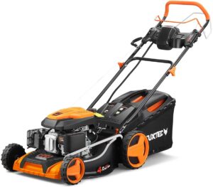 Tondeuse thermique autotractée FUXTEC FX-RM5196ES - démarrage électrique 196cm3 51cm - 6CV 60L (1)