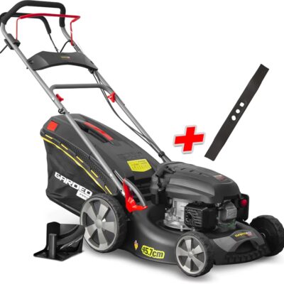 Tondeuse thermique autotractée Gardeo Pro 144.3cc - 46cm livrée avec 2 lames + mulching