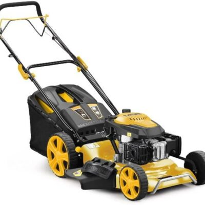 Tondeuse thermique autotractée Nemura 196cm3 - coupe 53cm - Fonction 3 en 1 (ramassage, éjection latérale, mulching)