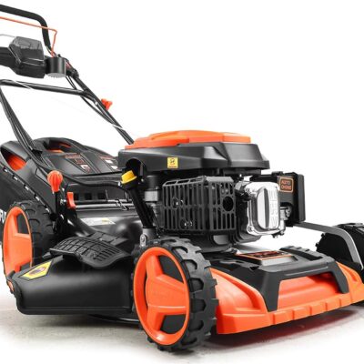 Tondeuse thermique autotractée démarrage électrique vitesse réglable 196cm3 51cm - FUXTEC FX-RM5196esPRO