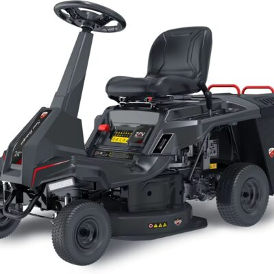 Tracteur Tondeuse Thermique Autoportée Essence Lamborghini 7CV 224Cm3 4 Vitesses + 1 Mulching Ejection latérale