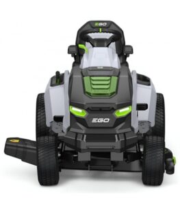 Tracteur tondeuse autoportée EGO TR4201E à éjection latérale et mulching - 4 batteries 10Ah et chargeur rapide (2)