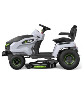 Tracteur tondeuse autoportée EGO TR4201E à éjection latérale et mulching - 4 batteries 10Ah et chargeur rapide (3)