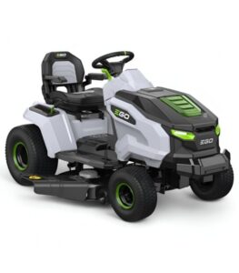 Tracteur tondeuse autoportée EGO TR4201E à éjection latérale et mulching - 4 batteries 10Ah et chargeur rapide (4)
