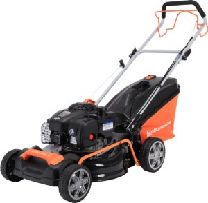 Yard Force - Tondeuse à gazon Thermique autotractée - 46cm - Moteur Briggs & Stratton 450E 125cc - GM B (1)