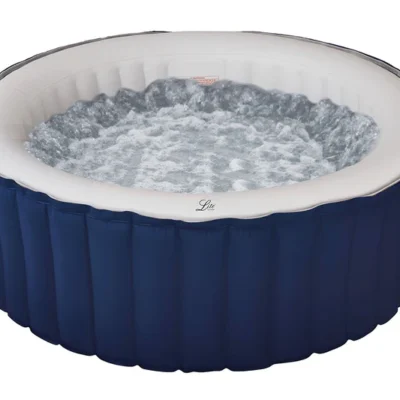 Bjorn - Spa gonflable rond 4 places bleu