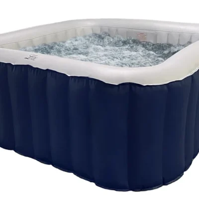 Hedda - Spa gonflable carré 6 places bleu