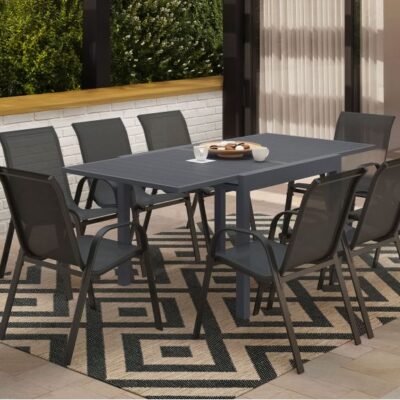 Salon de jardin extensible Polywood