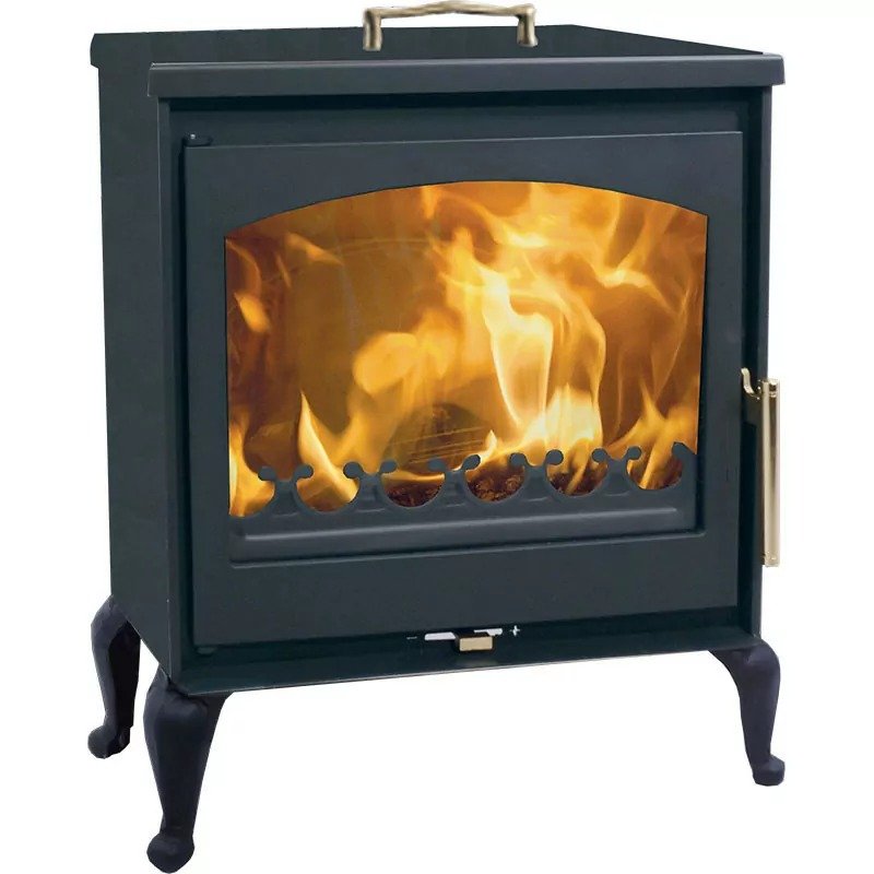 Poêle à bois avec chauffe plat Castilla - 8 Kw (4)