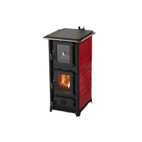 Poêle à bois avec four et plaque de cuisson Olympia Plus - 13 Kw (2)
