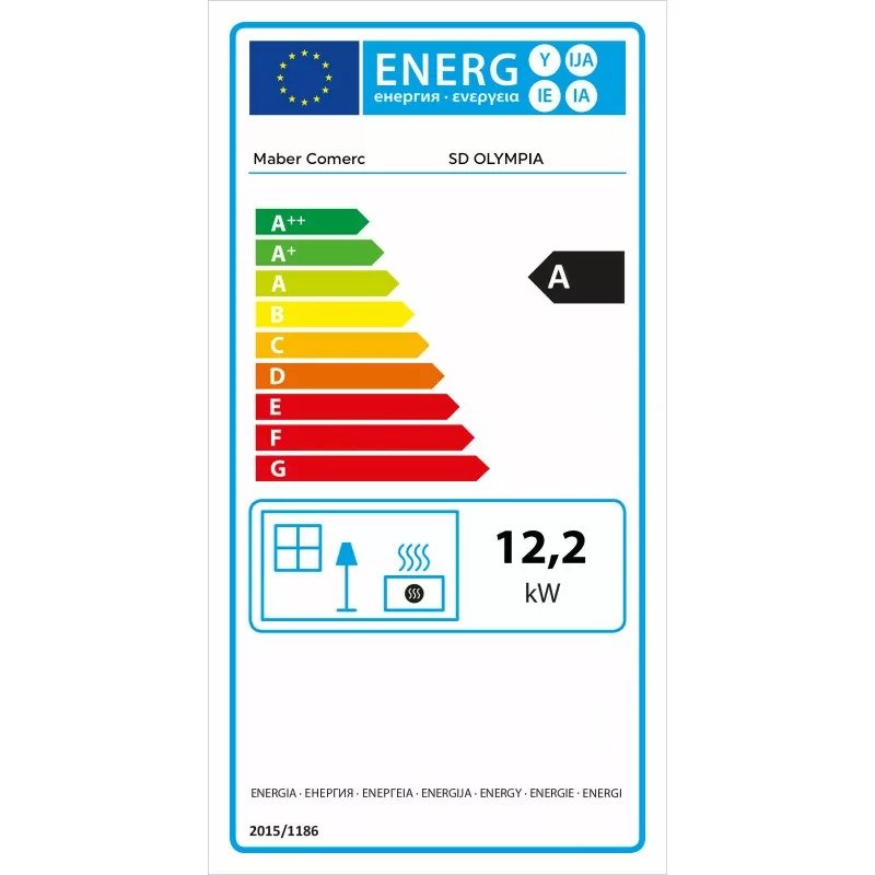 Poêle à bois avec four et plaque de cuisson Olympia Plus - 13 Kw (3)